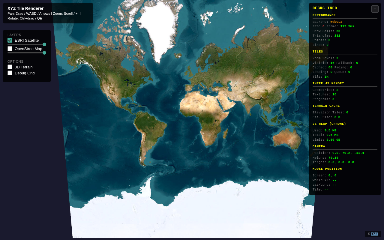 Natural Earth Globe screenshot